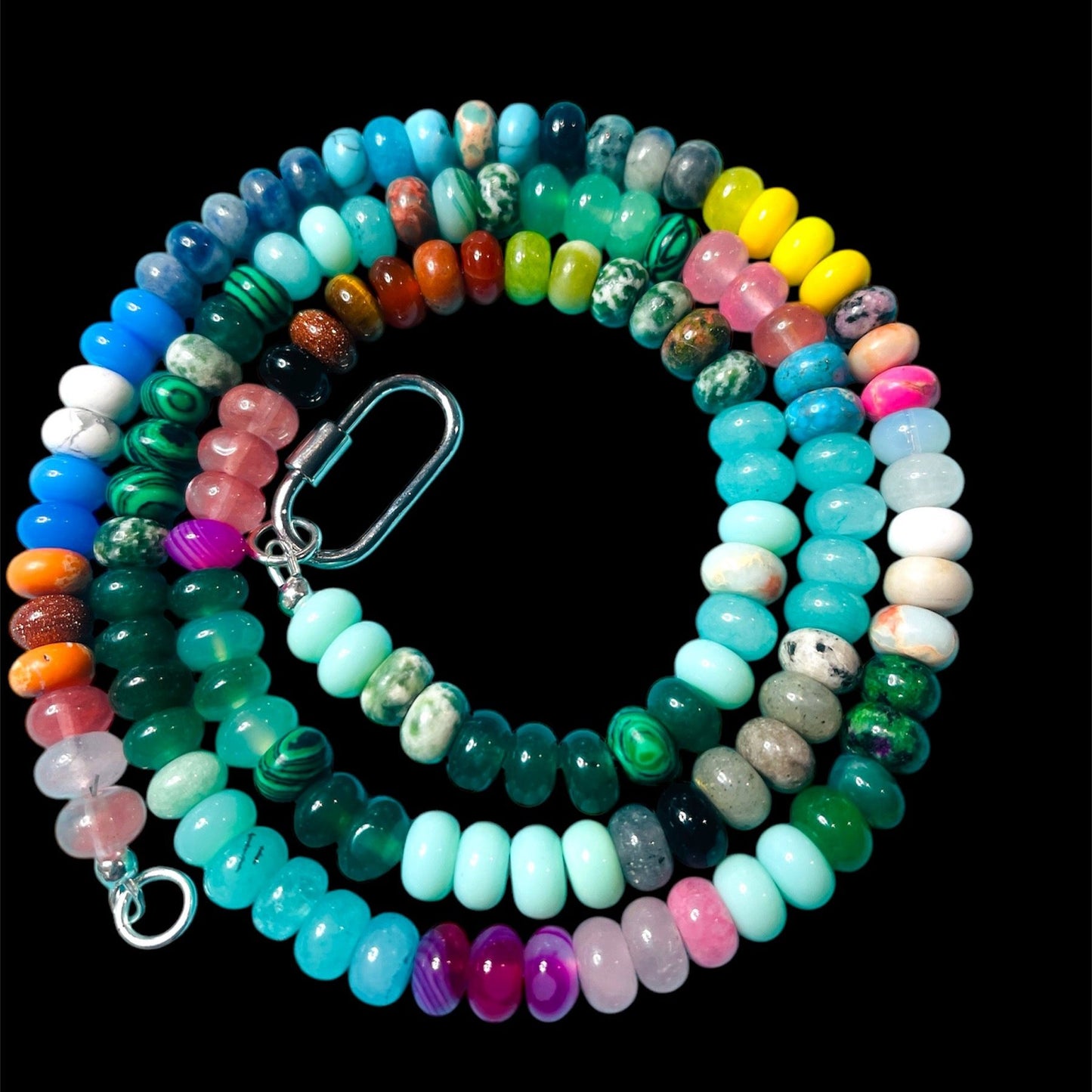 Long length beach beads