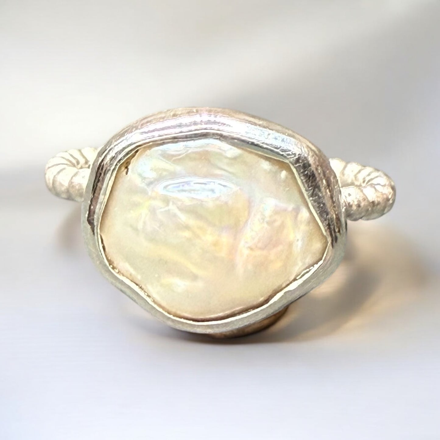 Luna Pearls: Sterling Silver Freshwater Pearl  Ring - Assorted styles