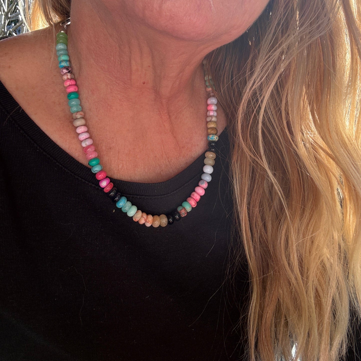 Happy Beads – Ocean Breeze | Handmade Quartz Gemstone Necklace