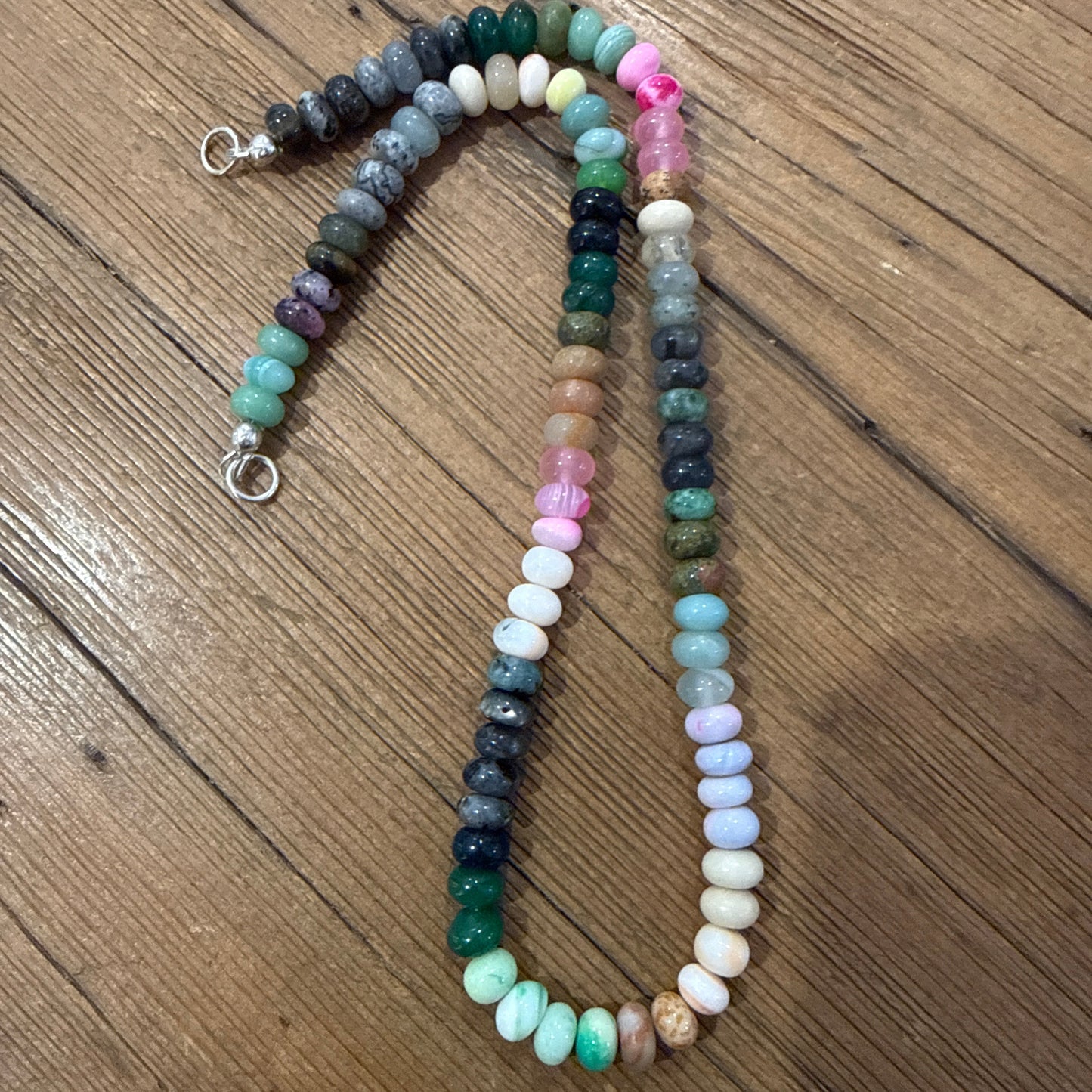 Happy Beads – Forest & Blush Necklace