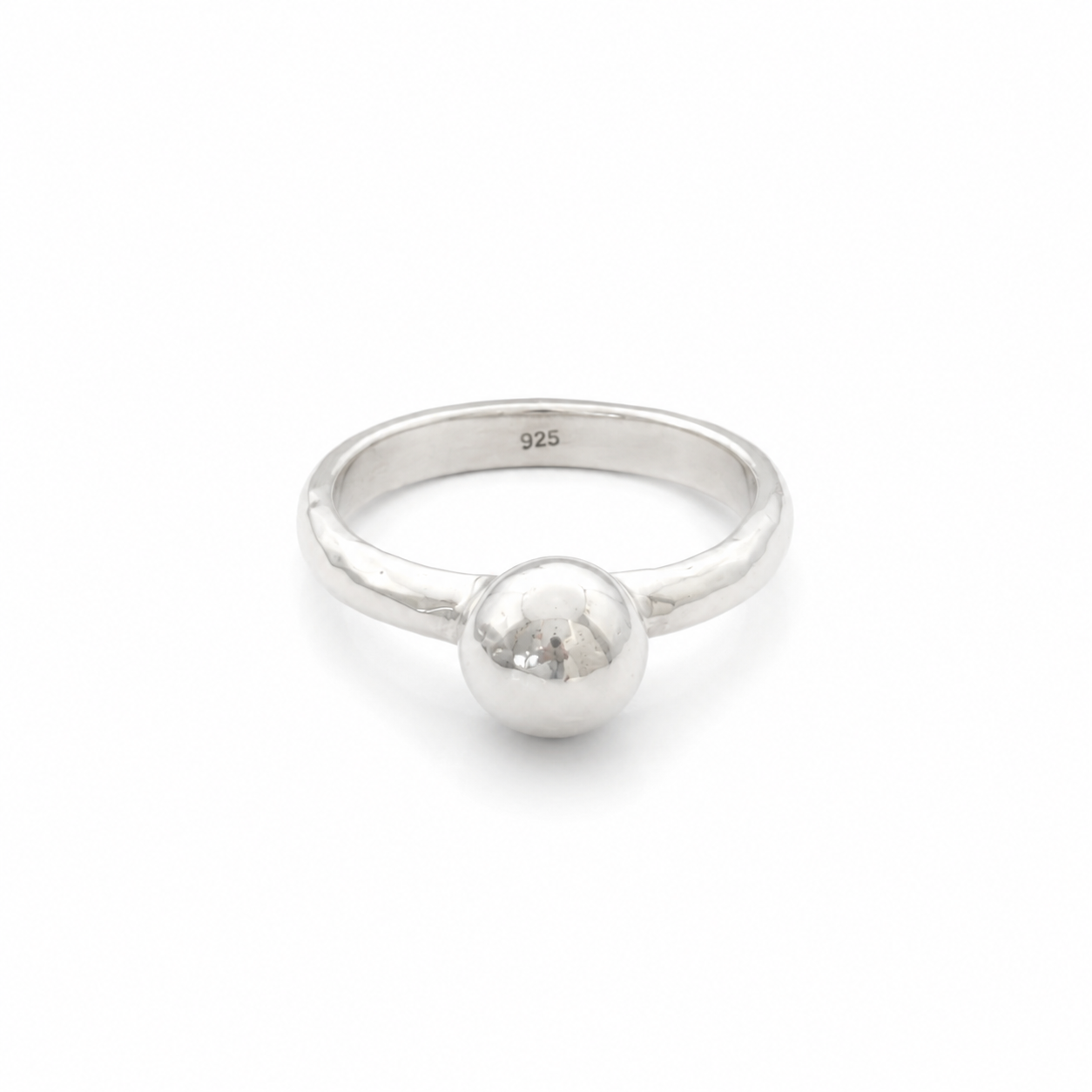Sterling Silver Pebble Ring – Size 6.5